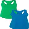 1533 Next Level The Ideal Racerback Tank X-Small Green-Turquoise view 1