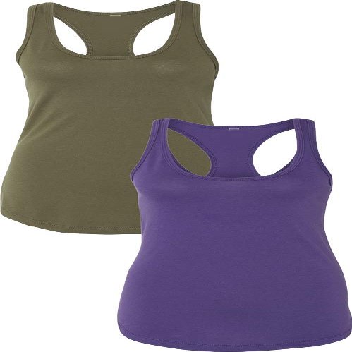 1533 Next Level The Ideal Racerback Tank LargeArmy-Purple
