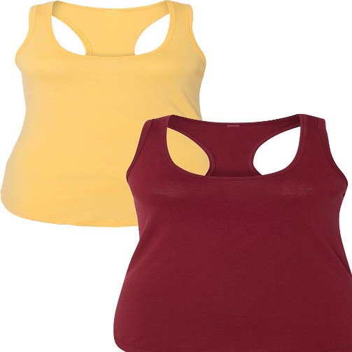 1533 Next Level The Ideal Racerback Tank LargeBanana-Cardinal