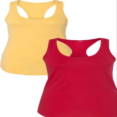 1533 Next Level The Ideal Racerback Tank 2XLBanana-Red
