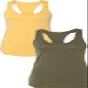 NEXT LEVEL APPAREL Women's The Ideal Quality Tank Top Medium Banana-Army view 1