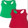 1533 Next Level The Ideal Racerback Tank 2XLGreen-Red view 1
