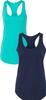 1533 Next Level The Ideal Racerback Tank LargeTahiti-Navy view 1