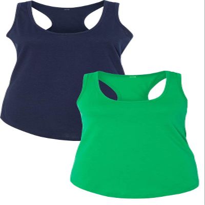 1533 Next Level The Ideal Racerback Tank LargeNavy-Green