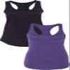 1533 Next Level The Ideal Racerback Tank 2XLBlack-Purple