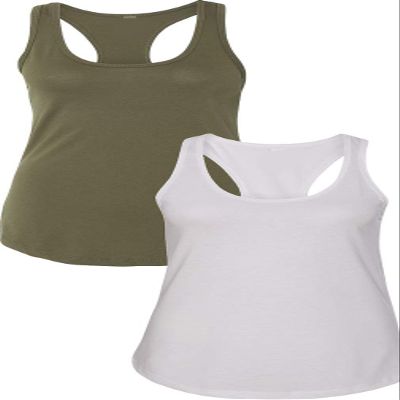 1533 Next Level The Ideal Racerback Tank 2XLArmy-White