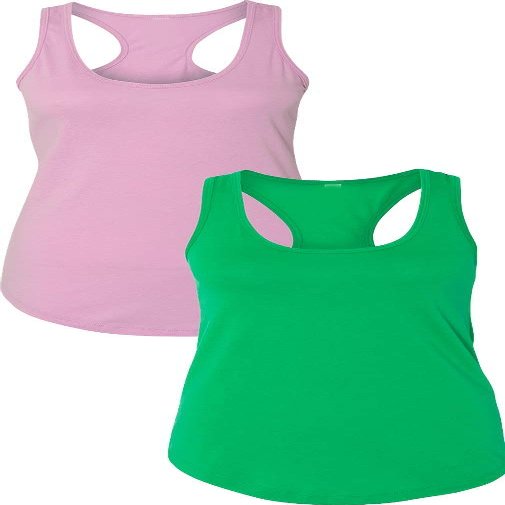 1533 Next Level The Ideal Racerback Tank 2XLLilac-Green
