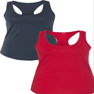 1533 Next Level The Ideal Racerback Tank 2XLIndigo-Red
