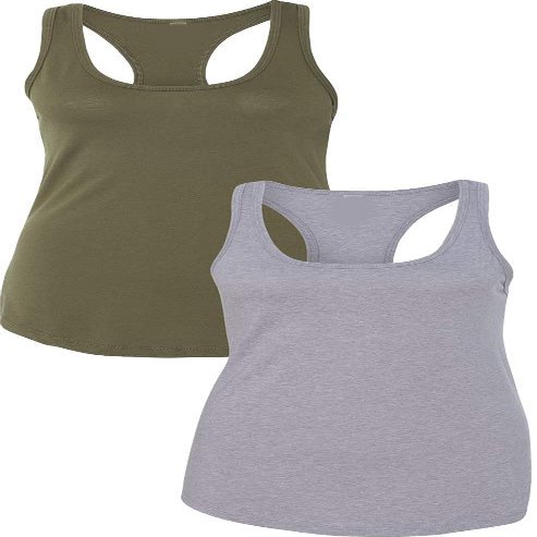 1533 Next Level The Ideal Racerback Tank LargeArmy-Heather Grey