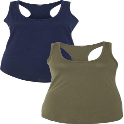 1533 Next Level The Ideal Racerback Tank Medium Navy-Army