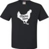Go All Out XX-Large Black Adult Mama Hen Mother Hen Funny Mother's Day Mom T-Shirt view 3