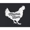 Go All Out XX-Large Black Adult Mama Hen Mother Hen Funny Mother's Day Mom T-Shirt view 4