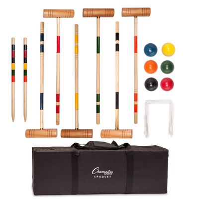 Champion Sports Deluxe Croquet Tournament Set Medium