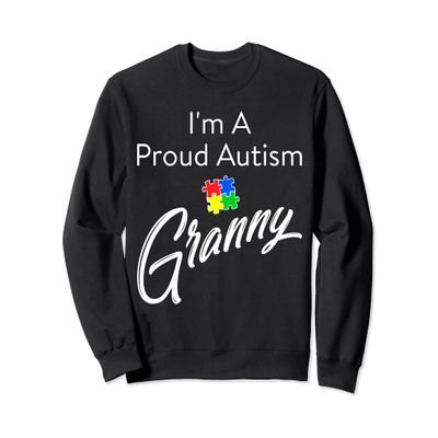Autism Awareness | I'm A Proud Autism Granny Tee Sweatshirt