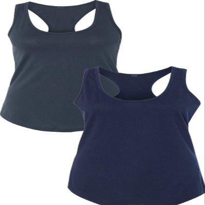 1533 Next Level The Ideal Racerback Tank 2XLIndigo-Navy
