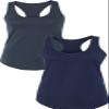 1533 Next Level The Ideal Racerback Tank 2XLIndigo-Navy view 1