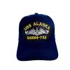 The Patriots Pride USS Alaska SSBN-732 Baseball Cap Hat Blue Submarine Military Retired Veteran view 1