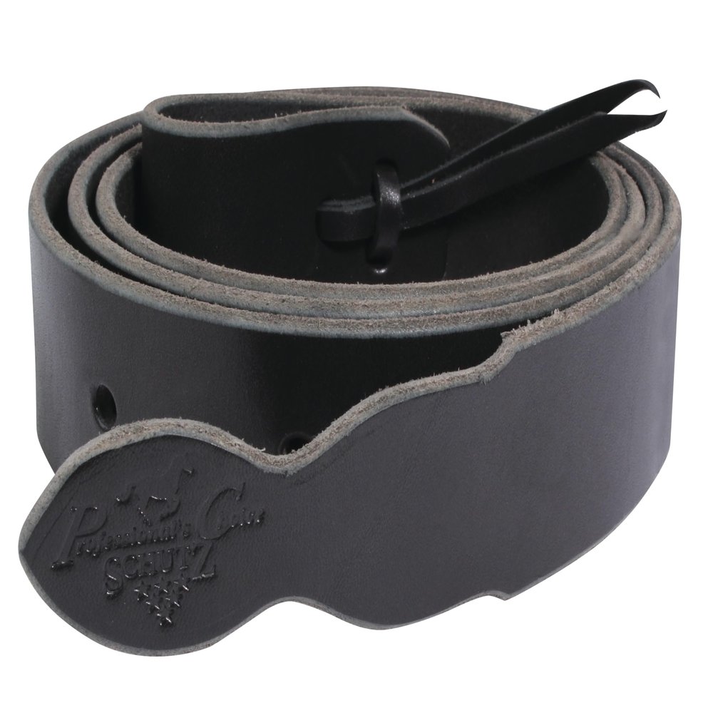 Schutz Brothers Professional's Black Latigo Leather Cinch Tie Strap Black N/A