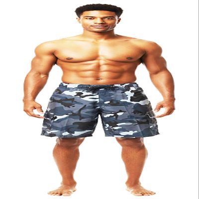 NORTY Swim - Big Mens Camouflage Swim Suit, Grey 41574-XXXXX