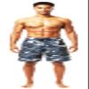 NORTY Swim - Big Mens Camouflage Swim Suit, Grey 41574-XXXXX view 1
