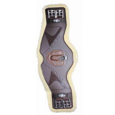 Professional's Choice Sports Medicine Products VenTech Contoured Equestrian Monoflap Girth Chocolate 22