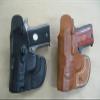 Azula Gun Holsters IWB in The Waist Band Leather Concealed Carry Holster for S and W Smith and Wesson M and P Shield EZ 380 Pistol TAN Left Hand view 2