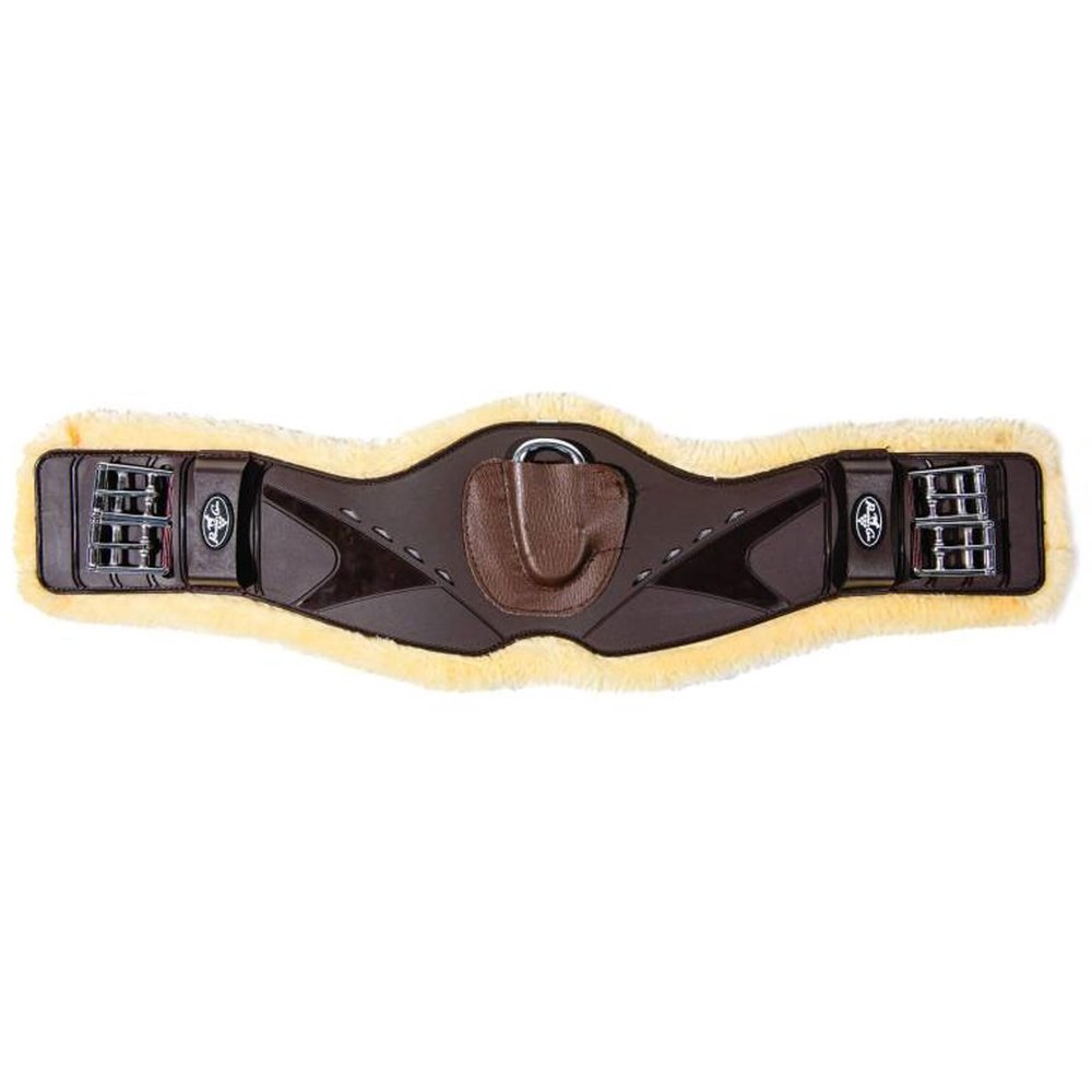Professional's Choice Sports Medicine Products VenTech Contoured Equestrian Monoflap Girth Chocolate 24