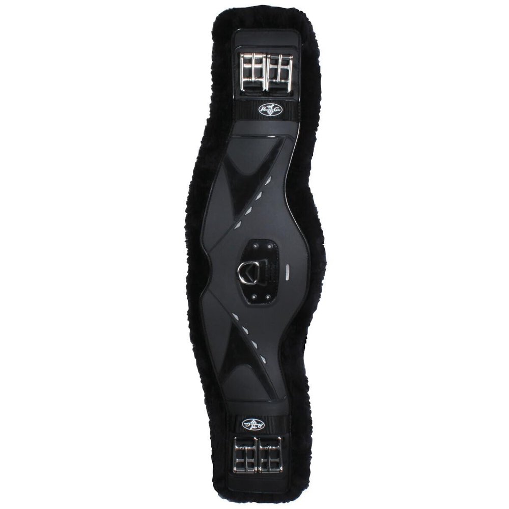 Professional's Choice Sports Medicine Products VenTech Contoured Equestrian Dressage Girth Black 24