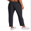 RBX Activewear Women's Ankle Pant, Quick Drying Lightweight Stretch Woven Straight Leg Pants with Pockets Ribbed Side Charcoal XL view 3