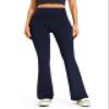 AFITNE Yoga Pants for Women Bootcut Pants with Pockets High Waisted Flare Workout Bootleg Yoga Pants Flared Long Athletic Gym Pants Navy Blue - L view 1