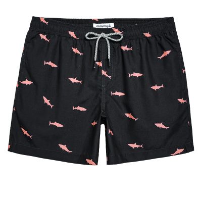 maamgic Mens Swim Trunks 5 Inch with Mesh Lining, Quick Dry Mens Bathing Suit, Swim Shorts for Swimming and Beach, Large