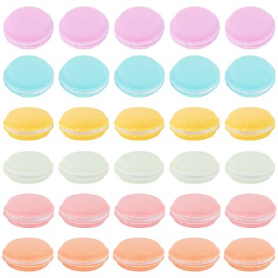 AUEAR, 30 Pack Macaron Jewelry Boxes Mini Pill Box Storage Cases Containers Cute Earring Travel Organizer Valentine's
