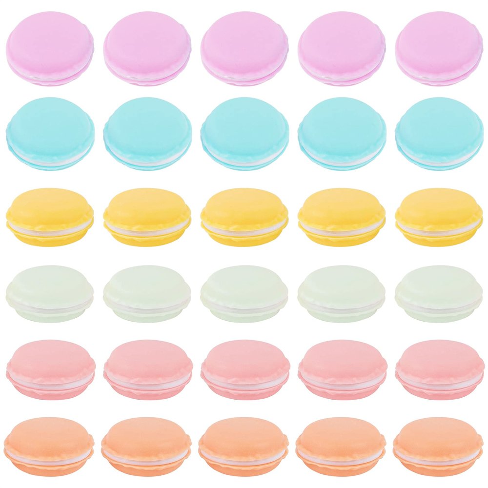 AUEAR, 30 Pack Macaron Jewelry Boxes Mini Pill Box Storage Cases Containers Cute Earring Travel Organizer Valentine's