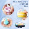 AUEAR, 30 Pack Macaron Jewelry Boxes Mini Pill Box Storage Cases Containers Cute Earring Travel Organizer Valentine's view 3