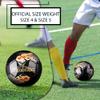 Senston Soccer Ball for Kids and Adult Training Ball Black Size 5 Official Match Football Balls with Pump view 3