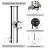 AMYSPORTS Stainless Steel Trolling Rod Holder Clamp Side Mount Fishing Pole Holders Adjustable Kayak Rail Rods Supporters Boat Sailboat for Boating 4Pcs view 4