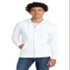 District V.I.T.Fleece Full-Zip Hoodie DT6102, White, 3X-Large view 1