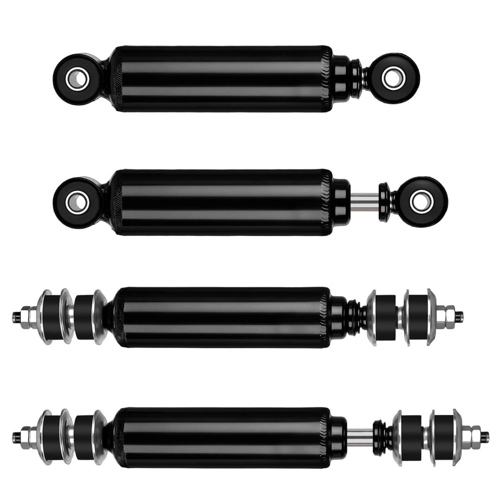 4 Pcs Club Car Shocks Front and Rear Golf Cart Shocks for Club Car DS G&E 1988-2007, Precedent G&E 2004 up, Tempo 2018 up OEM 1014235, 1014236, 1010991, 1015813, 1013164