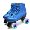 Beginner Roller Skates Women Indoor Outdoor Artistic Skates for Youth and Adults Blue 13 M US Women view 1