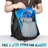 Gelindo Running Hydration Vest with 2L Hydration Bladder, Insulated Cycling Hydration Pack, Outdoor Running Backpack for Men Women Sky Blue view 2