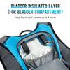 Gelindo Running Hydration Vest with 2L Hydration Bladder, Insulated Cycling Hydration Pack, Outdoor Running Backpack for Men Women Sky Blue view 3