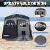 KingCamp Shower Tent, Portable Privacy Tent Outdoor Camping 1/2 Room Toilet Tents with Shower Bag & Dressing Room for Travel Beach Tailgate view 4