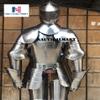 Knight Suit of Armor Medieval Reenactment Wearable Halloween Costume view 3