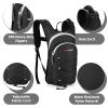 Gelindo Water Backpack Hiking Hydration Pack, Insulated Hydration Backpacks with 2L BPA Free Water Bladder for Men, Women, for Running, Cycling, Camping, Walking and Outdoor-Black view 3