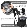 Gelindo Water Backpack Hiking Hydration Pack, Insulated Hydration Backpacks with 2L BPA Free Water Bladder for Men, Women, for Running, Cycling, Camping, Walking and Outdoor-Black view 4