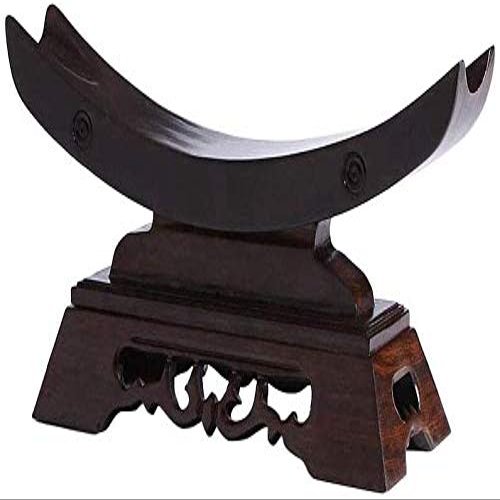 Sword Stand Classical Weapon Mount Sword Wood Rack Horizontal Classical Weapon Japanese Blade Genji Sword Display Stand,5 Size