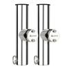 AMYSPORTS Stainless Steel Trolling Rod Holder Clamp Side Mount Fishing Pole Holders Adjustable Kayak Rail Rods Supporters Boat Sailboat for Boating 2Pcs view 1