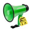 MyMealivos Portable Megaphone Bullhorn 20 Watt Power Megaphone Speaker Voice and Siren/Alarm Modes with Volume Control and Strap (Green) view 1