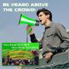 MyMealivos Portable Megaphone Bullhorn 20 Watt Power Megaphone Speaker Voice and Siren/Alarm Modes with Volume Control and Strap (Green) view 2