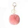 6 Pieces Pom Pom Keychain Soft Artificial Fur Ball Keychain Fluffy Accessories Car Bag Charm Puff Plush Ball Keyring Faux Rabbit Fur Cute Pompoms Ball Keyring for Girls Women (Mix Colors) view 4